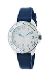 Android Women's AD512AWBU Exotic White Ceramic Blue Rubber Strap Watch