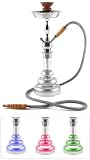 24" 1 Hose Acrylic Hookah Blue