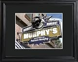 Baltimore Ravens Pub Sign with Wood Frame