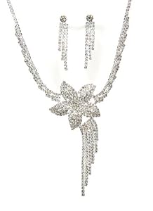 Click Here For Cheap Shooting Star New Jewelry Set - Bridal Formal Prom: Silver With Imported Crystal / Rhinestone For Sale