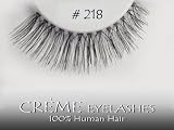 CREME (Pack of 4) 100% HUMAN HAIR Fashion Eye Lashes Pair #218