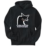 Hoodie Mens Black  Pussy whipped by my Himalayan  Cats