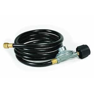 Camco 57704 Low Pressure Gas Regulator with 8' Hose