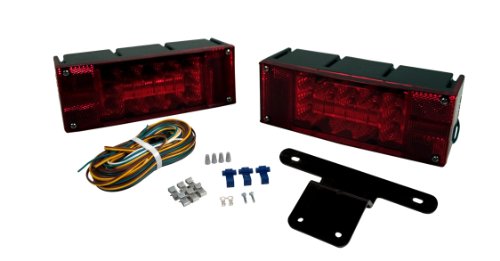 Blazer C7280 LED Rectangular Low Profile Submersible Trailer Light Kit