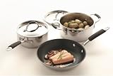 Tri-ply 3 Piece Stainless Steel Starter Set