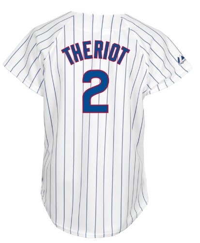 MLB Ryan Theriot Chicago Cubs Women's White Replica Jersey (Large)