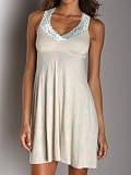 Wendy Glez Racerback Chemise Birds Egg Green