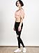 Persun Women's Chiffon V Neck Front Lace up Back Spaghetti Strap Ruffle Crop Top