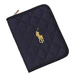 【Ralph Lauren/ラルフローレン】定番ロゴ刺繍・母子手帳ケース/キルティング地/ネイビー 並行輸入品
