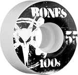 Bones 100'S Og 55mm Natural Skateboard Wheels (Set Of 4)