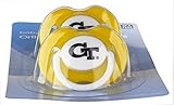 Baby Fanatic Pacifiers, Georgia Tech, 2-Count (Discontinued by Manufacturer) by Baby Fanatic [並行輸入品]