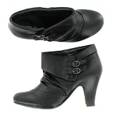 Madden Girl Women's Sambbaa Ankle Boot,Black Paris,8.5 M US