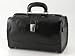 BLACK ITALIAN LEATHER DOCTOR TRAVEL BAG MADE IN ITALY BRIEFCASE (TL10077BLACK)