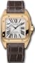 Cartier Santos 100 18kt Rose Gold Ladies Watch W20108Y1