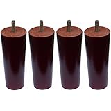 Furniture Legs Sofa Replacement Parts Wooden Sofa Legs, Set of 4