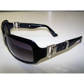 Authentic Fendi Sunglasses FS447 FS 447 001 Black Gray Gradient Shades