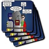 Rich Diesslins Funny General Cartoons - Lame Lines and the Classic Batman TV Show - Coasters