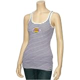 Los Angeles Lakers T Shirt : Los Angeles Lakers Ladies White-Purple Assembly Tank Top