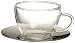 Kitchen & Housewares : Bormioli Rocco H Drink Espresso Cups and Steel Saucers, Set of 4, Gift Boxed