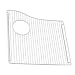 American Standard 7405.100.208 Silhouette Bottom Sink Rack for Left Hand Bowl, White Heat