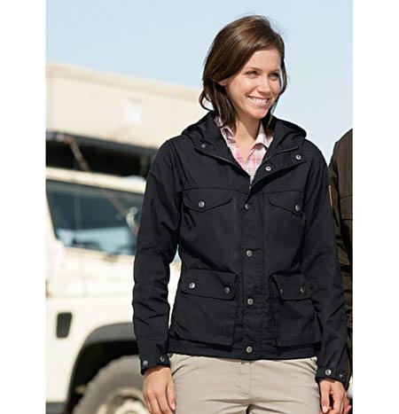 Fj&auml;llr&auml;ven Damen Jacke Greenland, black, M, 82203