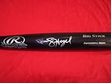 JASON HEYWARD SIGNED AUTO BLACK RAWLINGS BIG STICK BASEBALL BAT ATLANTA BRAVES COA + PROOF PHOTO