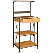 Microwave Oven Kitchen Cart - Beech