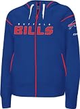 Buffalo Bills -Blue- Women's Dazzle Trim Hooded Sweatshirt