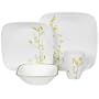 Corelle Kobe Square 16-Piece Dinnerware Set, Service of 4