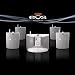 EOS 100T1R Wireless Audio System with Universal iPod Docking Base and Remote Speaker (White)