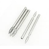 uxcell グラインドビット　砥石ビット　ハードウェア　シルバートーン　5本入 45mm長さ