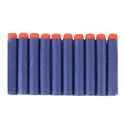dzt1968 200pcs Hot Selling Refill Foam Darts Bullets for Nerf N-strike Elite Series Blasters Toy gun Blue