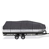 DuraShield 21' to 24' Pontoon Boat Cover with Heavy Duty 600d Marine ... DuraShield 21' to 24' Pontoon Boat Cover with Heavy Duty 600d Marine ...