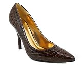CRINKLE PATENT PERFORATED HEEL