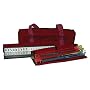 Western Mah Jong in Burgundy Bag by CHH