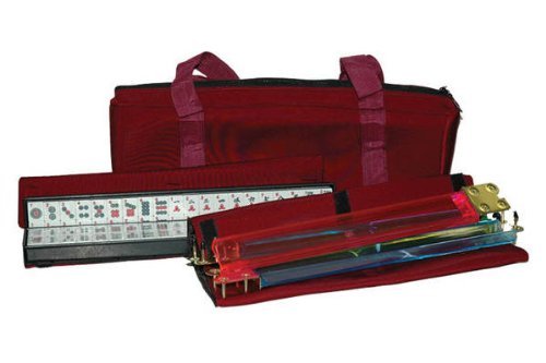 Western Mah Jong in Burgundy Bag-image