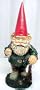 "Woodland Hike" Hiking Garden Gnome Figure Planter