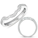 14k .16 Dwt Diamond White Gold Engagement Ring - JewelryWeb