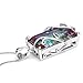 Jewelrypalace Women's 16ct Natural Rainbow Mystic Topaz Pendant 925 Sterling Silver Necklace 18