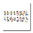 Little Bill Self Stick Wall Appliques