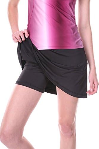 JWalking Designs Women's Three-Pocket Active Skirt Black Large