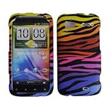 Tmobile HTC Sensation 4g Accessory - Color Zebra Protective Hard Case Cover ....