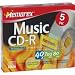 Memorex 700MB/80-Minute CD-R Media (5-Pack)