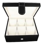 Cobra - AEPU6MN - Coffret 6 Montres avec Vitre - Caoutchouc Noir