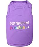 Parisian Pet Pampered Poochie Dog T-Shirt, Medium
