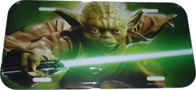  Yoda-Star Wars License Plate