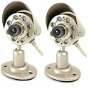 Q-See QSICC2PK Indoor Color CMOS Camera Kit with Night Vision & Audio (2- Pack)