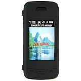 PCMICROSTORE Brand LG Voyager VX-10000 VX10000 Premium Black Silicone Skin Case Cover