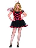 Plus Size Lady Bug Costume Insect Animal Costume Red Black Antenna Wings TuTu