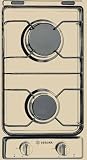 Verona VECTG212FDB 12″ Gas Cooktop with 2 Sealed Burners, Electronic Ignition and Porcelain Grates: Bisque